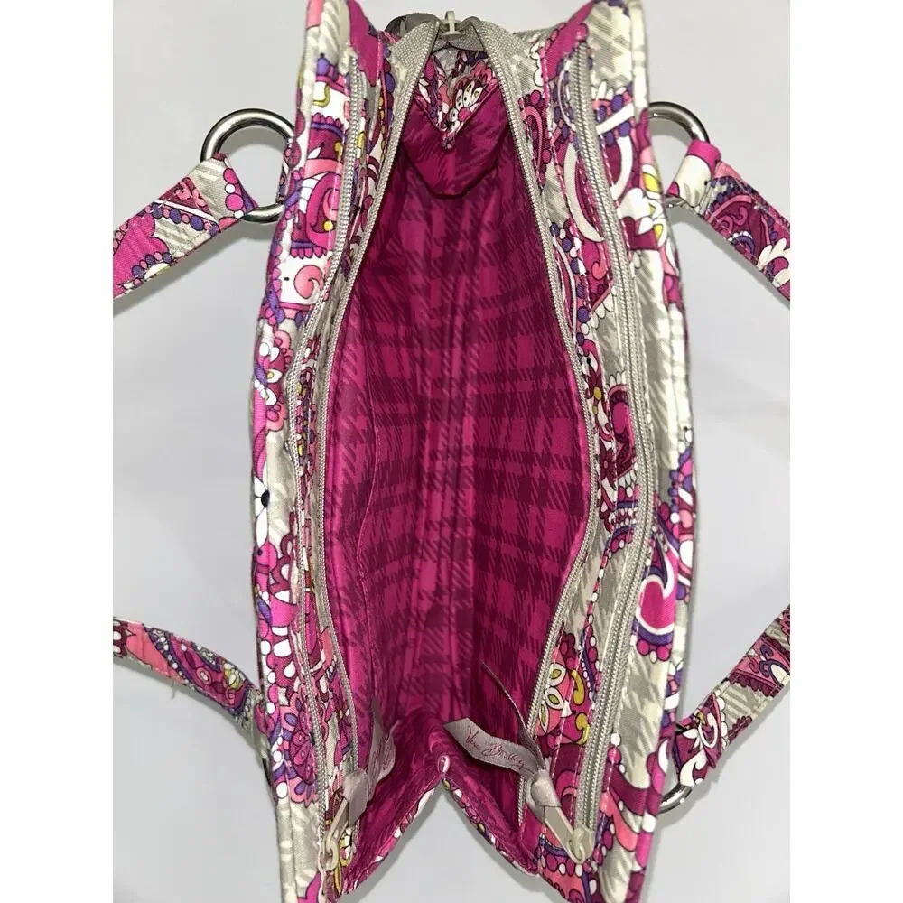 Vera Bradley Retired “Paisley Meets Plaid” Design Quilted Mandy Handbag